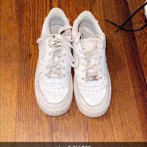 white air force ones